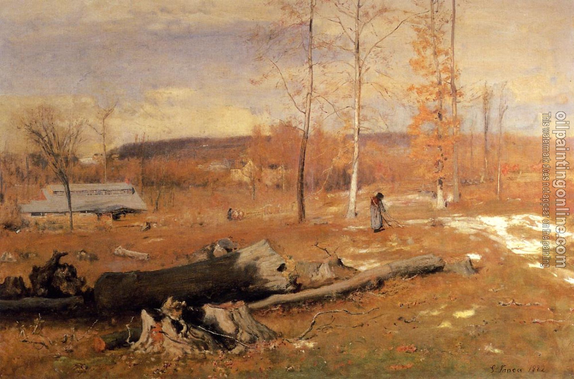 George Inness - Winter Morning Montclair